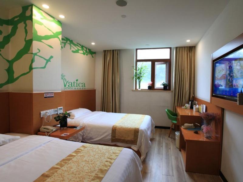 Vatica Shangdong Zaozhuang Tengzhou Railway Station Hotel Esterno foto